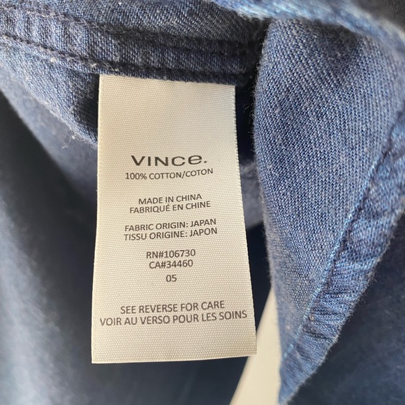 Vince Chambray Blouse - Picture 7 of 7